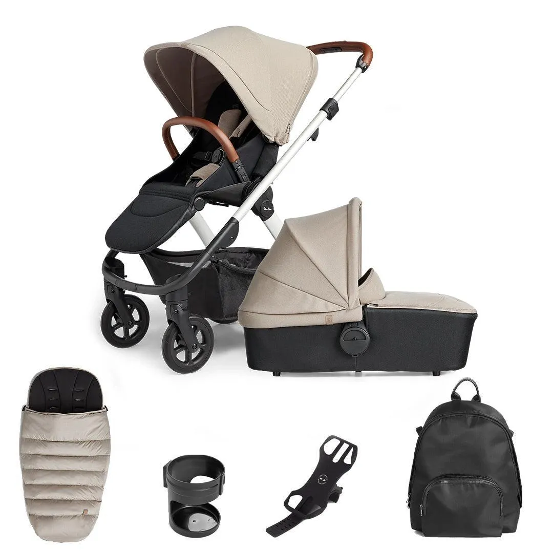 Silver Cross Tide 3-In-1 Pushchair - Stone