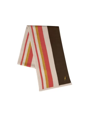 STRIPED KNITTED SCARF