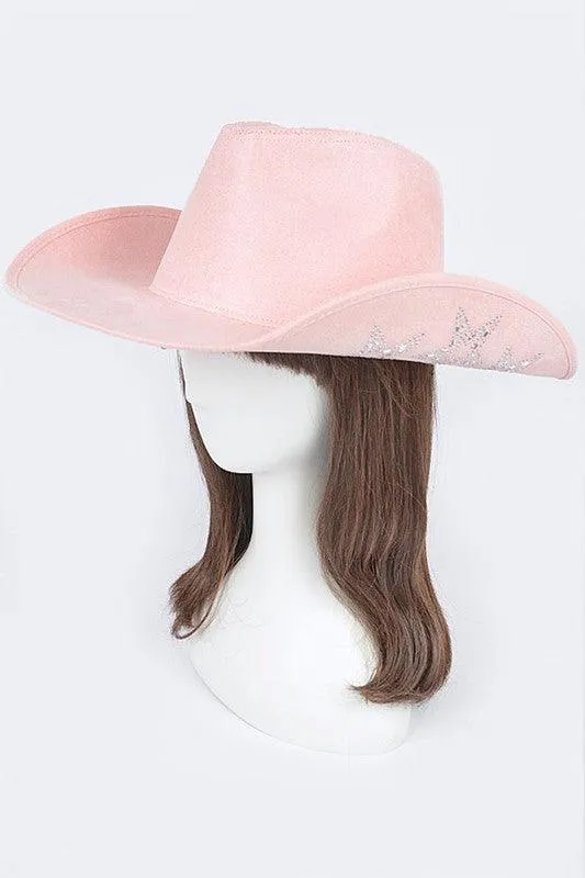 Studded Star Iconic Sueded Cowboy Hat