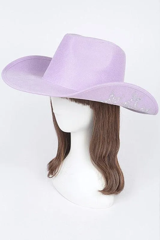 Studded Star Iconic Sueded Cowboy Hat