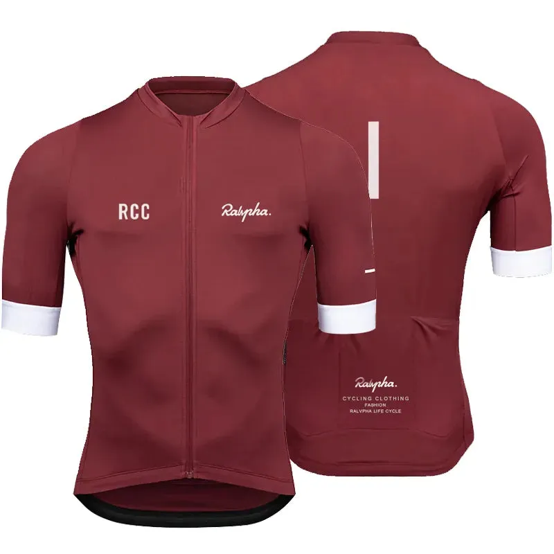 Summer Men's Short Sleeve Cycling Shirt Triathlon Comfortable Breathable Quick Dry Cycling Clothing Ralvpha 2023 NEW Cycling