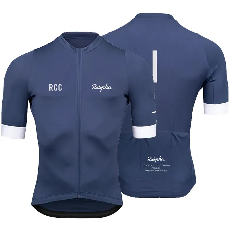 Summer Men's Short Sleeve Cycling Shirt Triathlon Comfortable Breathable Quick Dry Cycling Clothing Ralvpha 2023 NEW Cycling