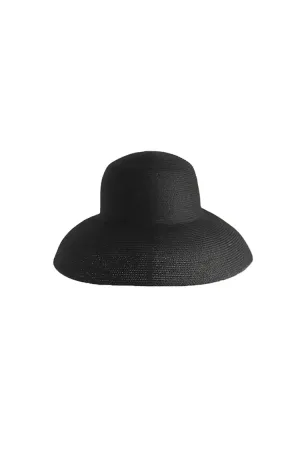 Summer Packable Wide-Brim Straw Cloche Hat