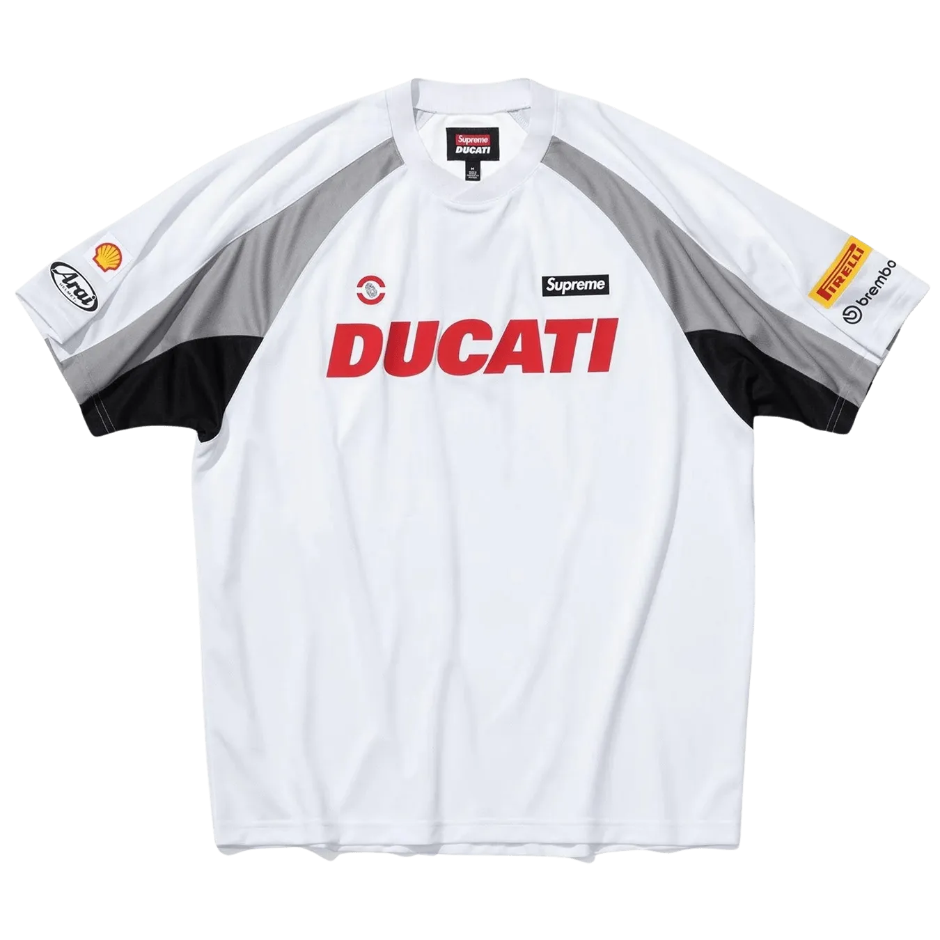 Supreme x Ducati Soccer Jersey 'White'