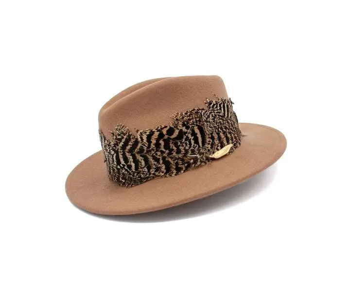 The Isabella in Camel (Peacock Wrap)