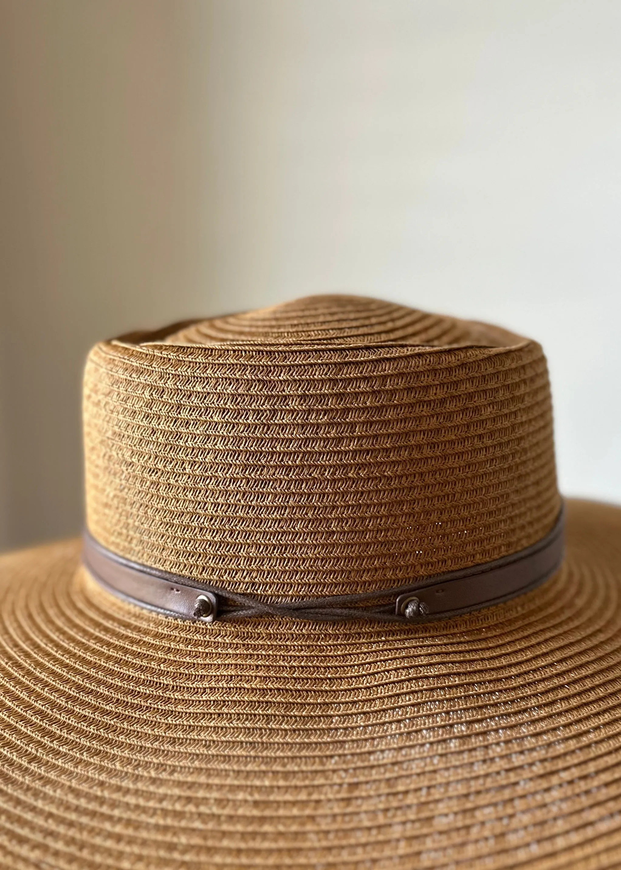 The Yari Wide Brim Frayed Straw Hat