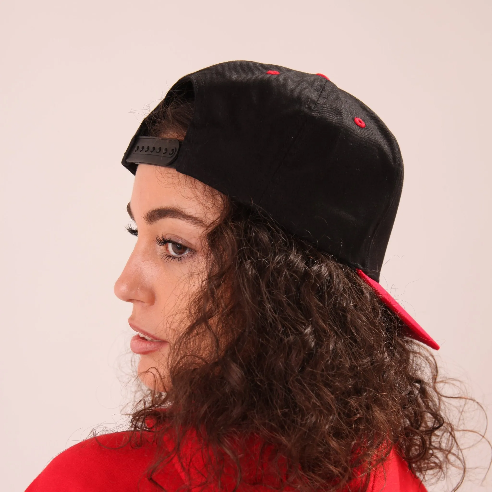 U1 Classic Womens Baseball Cap - U1 Red Womens Baseball Hat