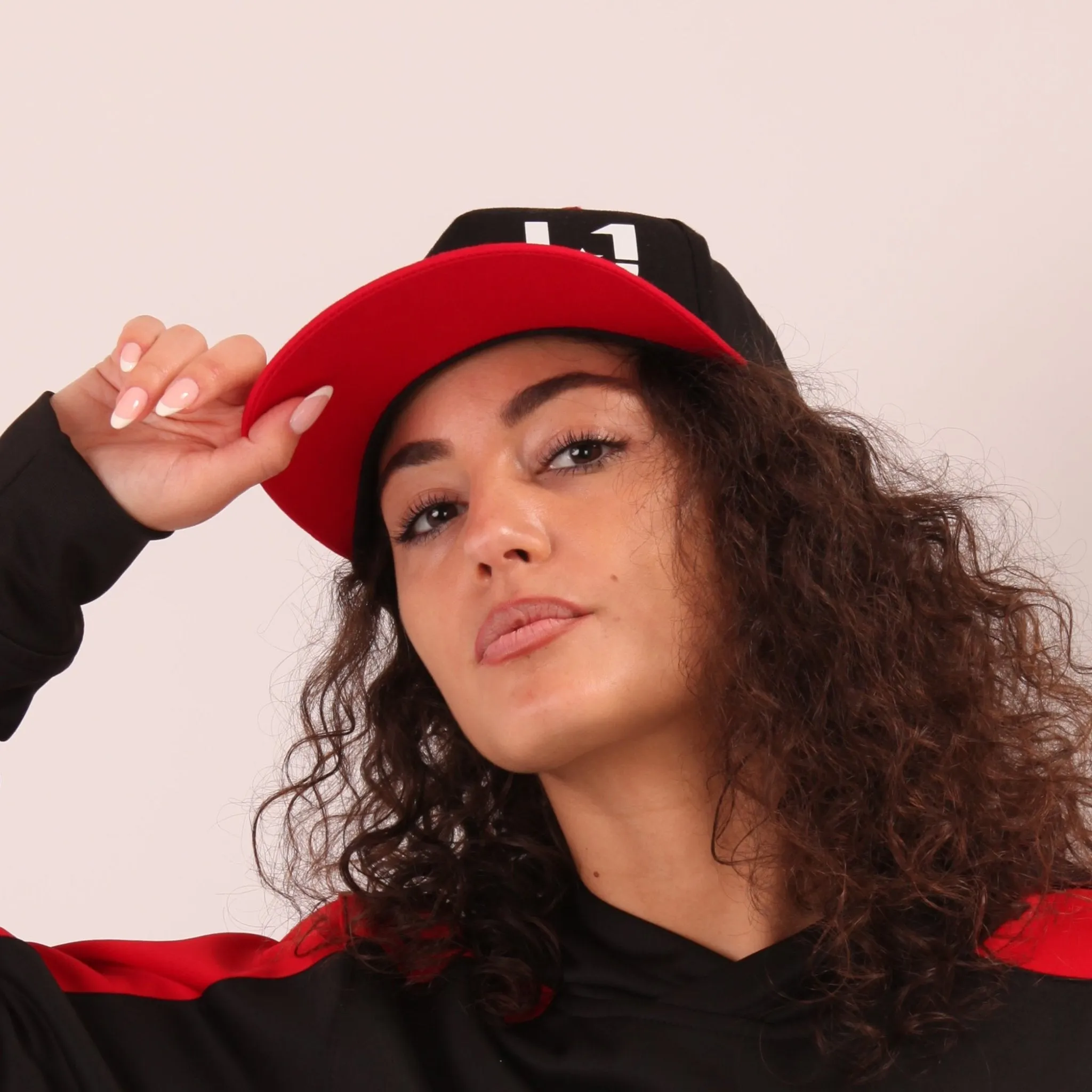U1 Classic Womens Baseball Cap - U1 Red Womens Baseball Hat