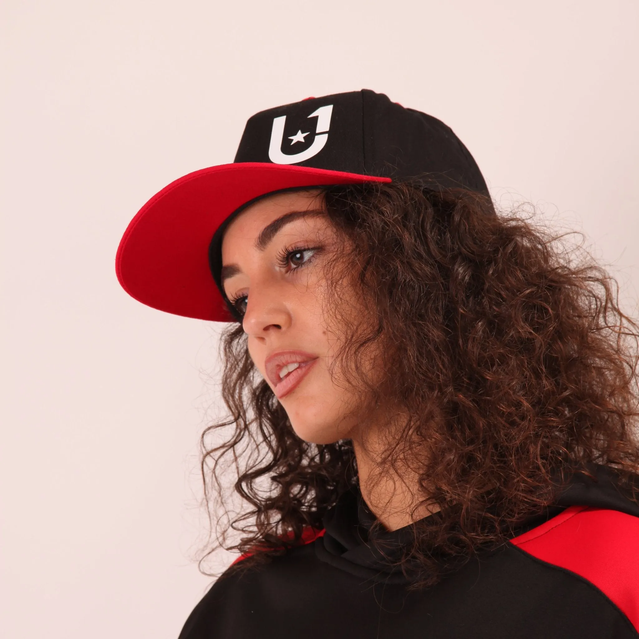 U1 Classic Womens Baseball Cap - U1 Red Womens Baseball Hat
