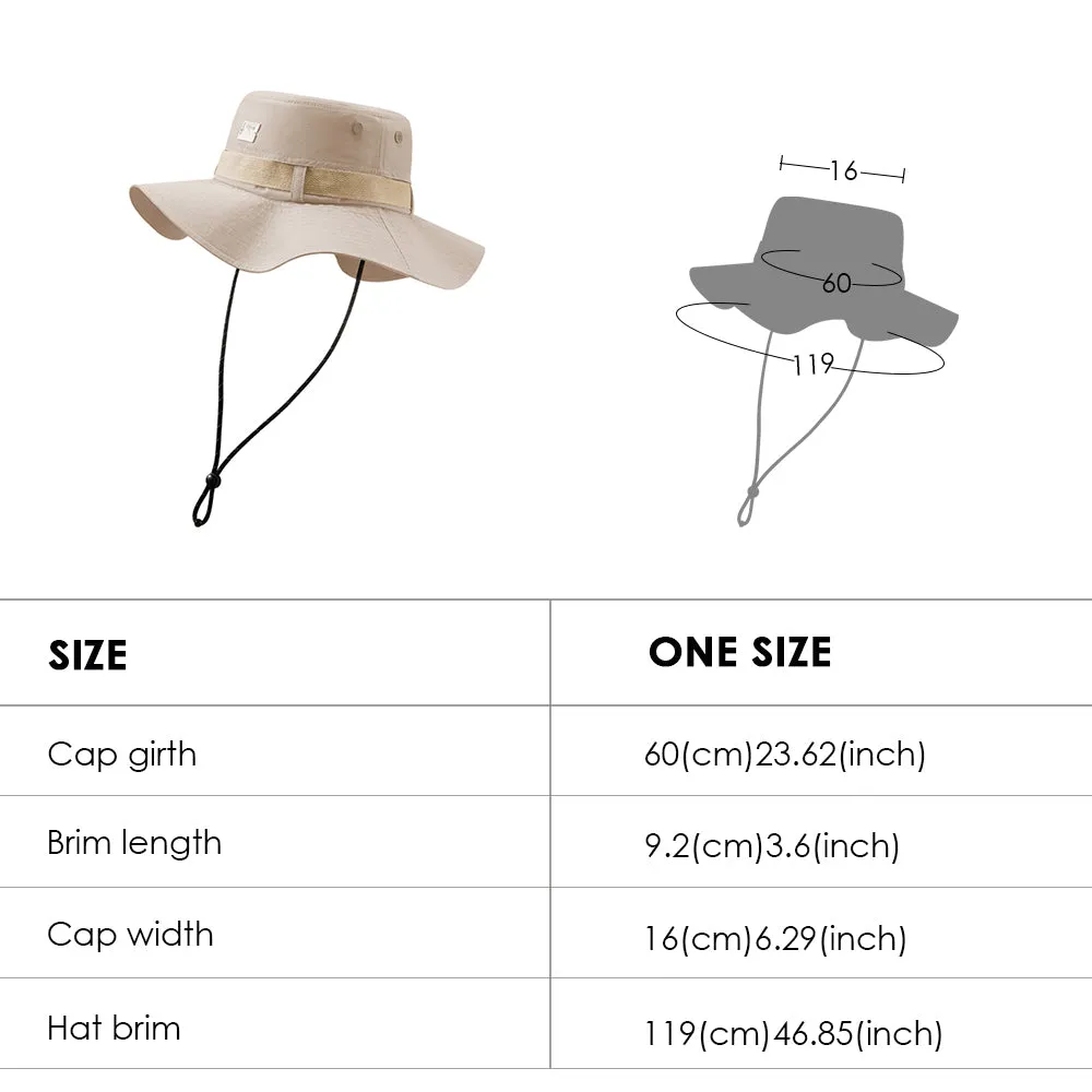 Unisex Summer Travel Bucket Hats Reversible Fisherman Caps UPF 50 