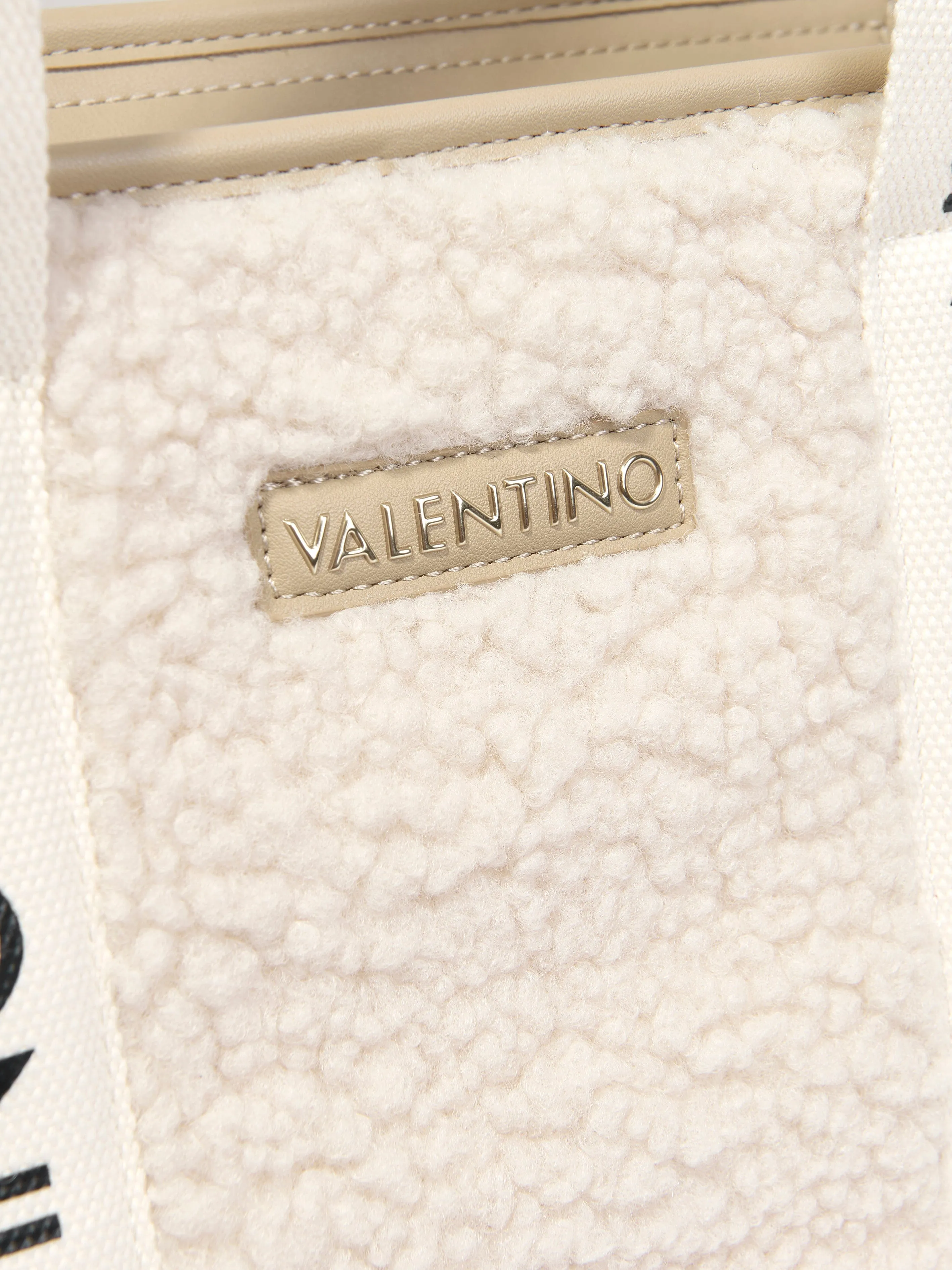 Valentino Girls Special Camy Shopping Bag in Beige (W:37cm)