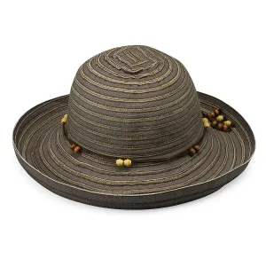 Wallaroo Hats Breton Womens Sun Hat BRE- Chocolate