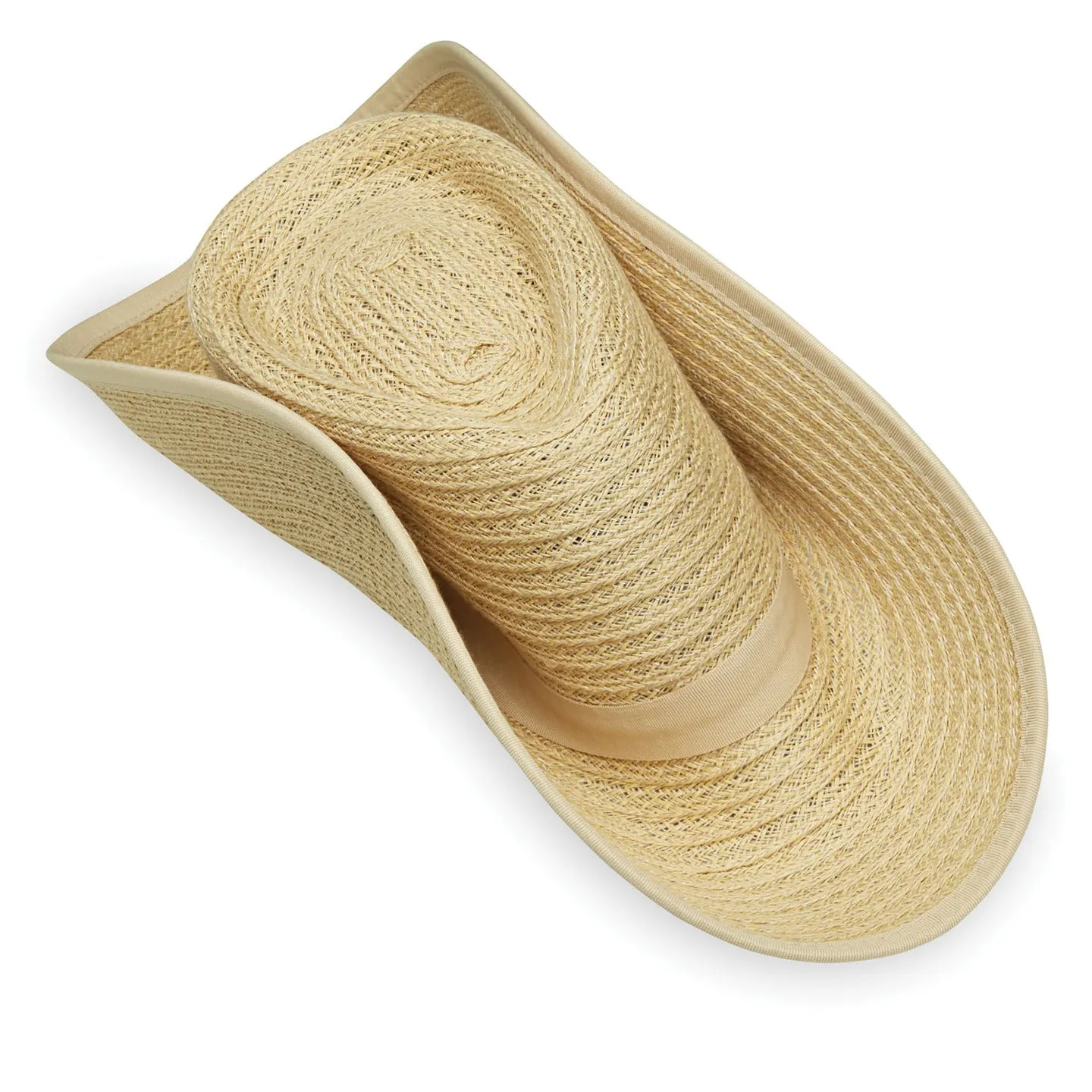 Wallaroo Women's Bali Packable Sun Hat UPF 30  - Natural