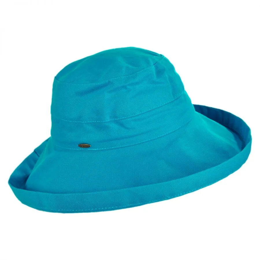 WIDE-BRIM COTTON SUN HAT