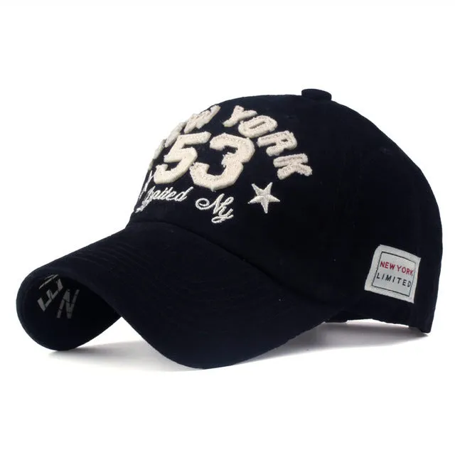 [YARBUU] 2016 New Cotton Letter Brand Baseball Cap Men and Women Snapback Do Old Motorcycle Hat 8 Colors hip hop jeans caps
