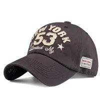[YARBUU] 2016 New Cotton Letter Brand Baseball Cap Men and Women Snapback Do Old Motorcycle Hat 8 Colors hip hop jeans caps