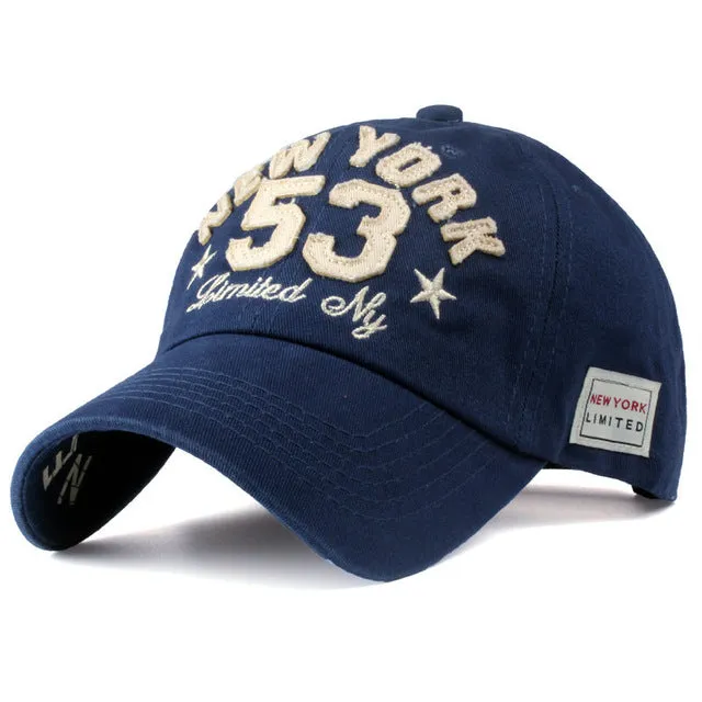 [YARBUU] 2016 New Cotton Letter Brand Baseball Cap Men and Women Snapback Do Old Motorcycle Hat 8 Colors hip hop jeans caps